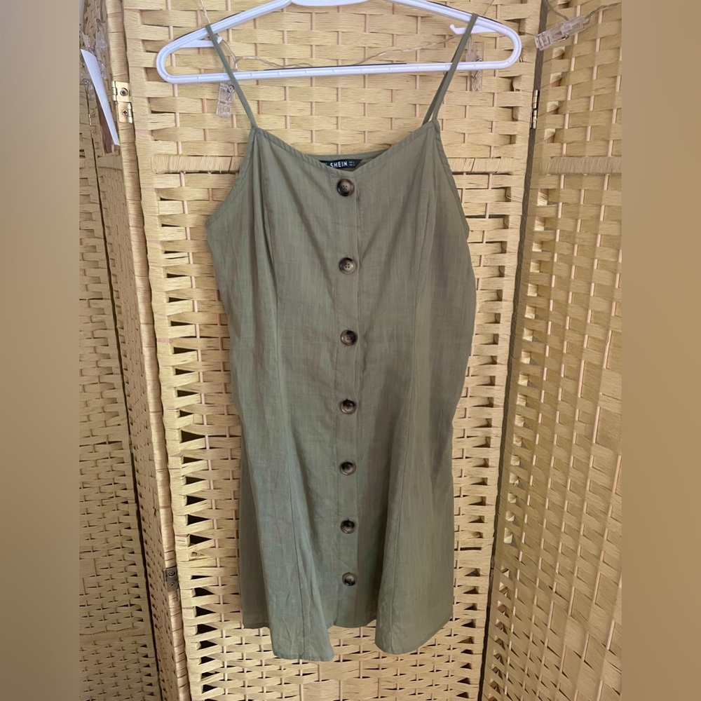 SHEIN Button Up Sundress